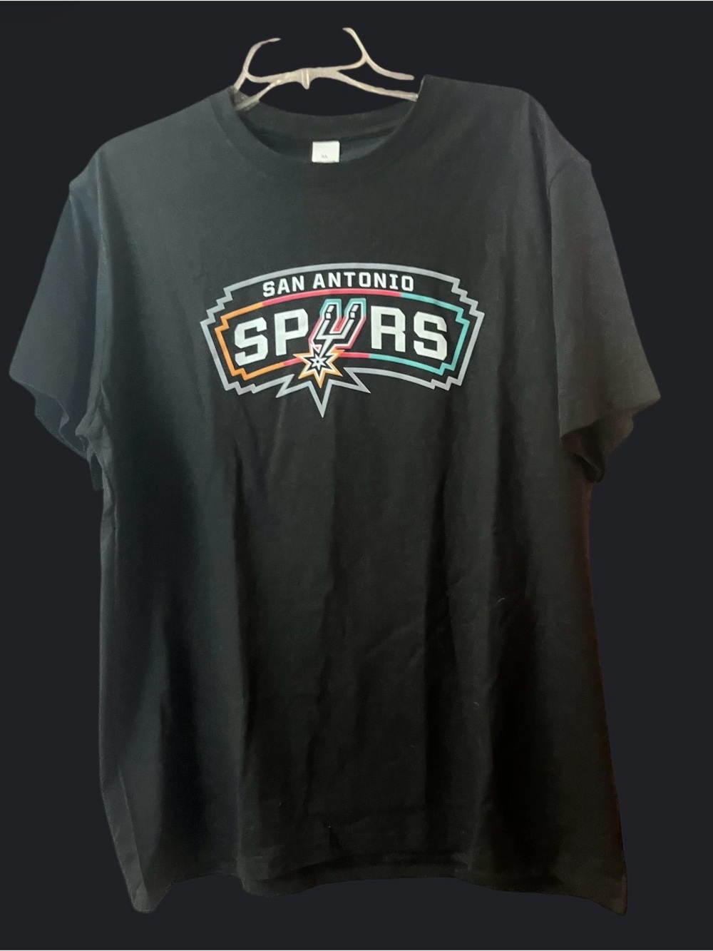 San Antonio Spurs Black Graphic Tee